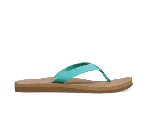 Sanuk Ashland ST Vegan - Sanuk Flip Flops Womens Turquoise - Philippines DAPRFY492